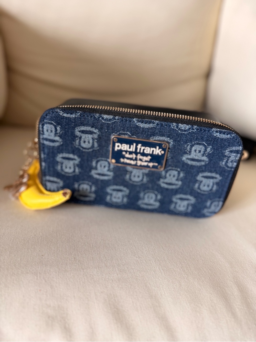 Paul Frank denim crossbody bag